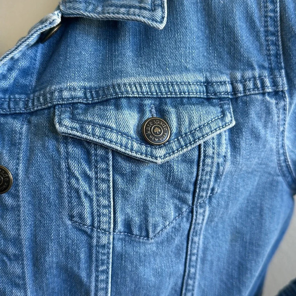 Kate Spade Broome Street Dip Dye Denim Jacket - Picture 9 of 11